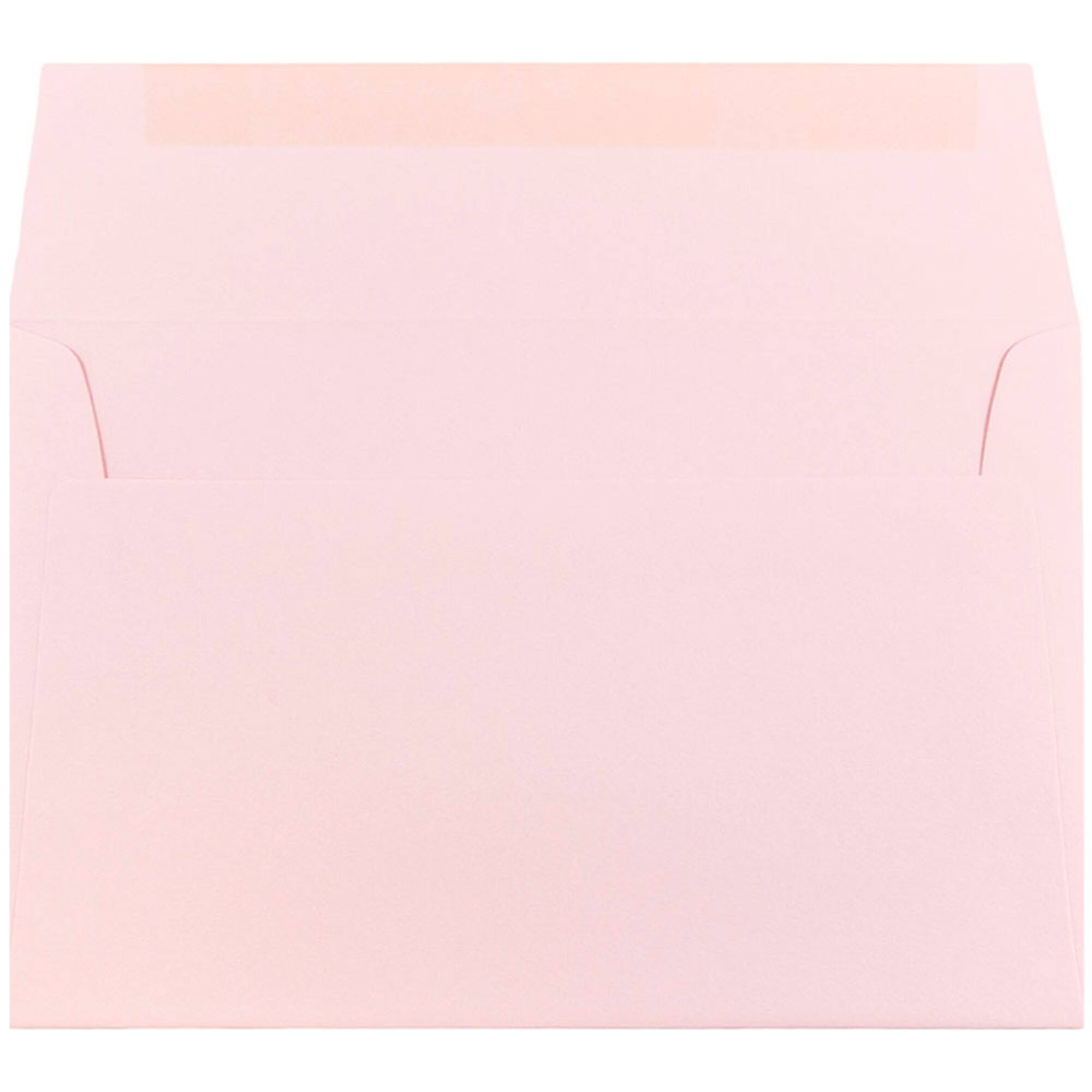 JAM Paper A2 Baby Pink Pastel Invitation Envelopes